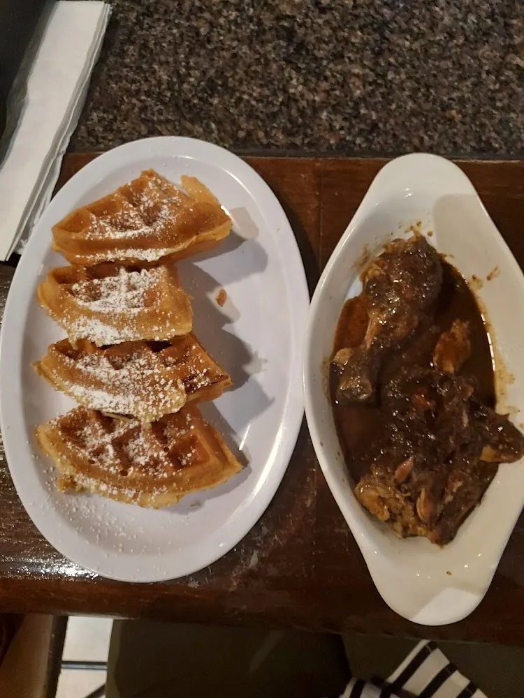 Jerk Chicken N Waffles