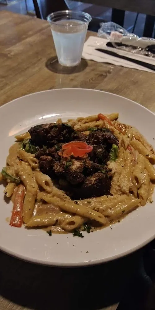 Rasta Pasta with Oxtail